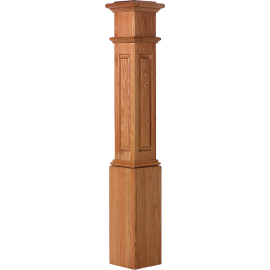 Raised Panel Box Newel 7-1/2"X53-1/2"