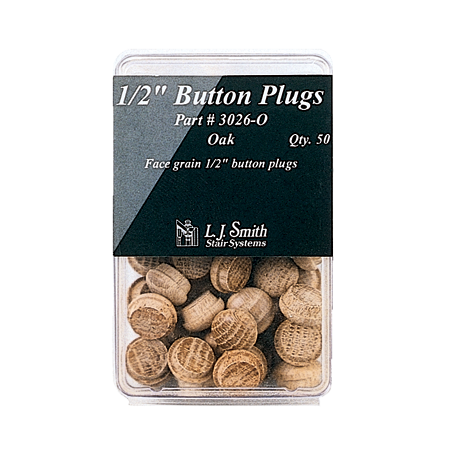 50 - 1/2" Button Plugs