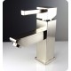 Fresca Versa Single Hole Mount Bathroom Vanity Faucet - Brushed Nickel