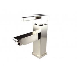 Fresca Versa Single Hole Mount Bathroom Vanity Faucet - Brushed Nickel