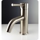 Fresca Sillaro Single Hole Mount Bathroom Vanity Faucet - Brushed Nickel