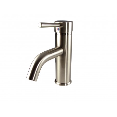 Fresca Sillaro Single Hole Mount Bathroom Vanity Faucet - Brushed Nickel