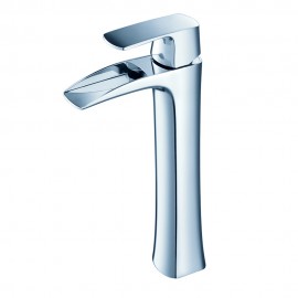 Fresca Fortore Single Hole Vessel Mount Bathroom Vanity Faucet - Chrome