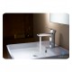 Fresca Allaro Single Hole Mount Bathroom Vanity Faucet - Chrome