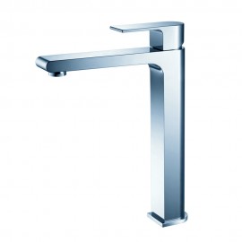 Fresca Allaro Single Hole Vessel Mount Bathroom Vanity Faucet - Chrome