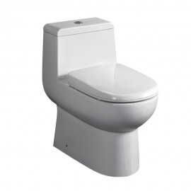 Fresca Antila One-Piece Dual Flush Toilet w/ Soft Close Seat