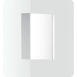 Fresca Coda 14" White Corner Medicine Cabinet w/ Mirror Door