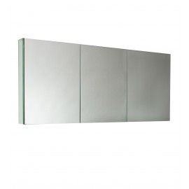 Fresca 60" Wide Bathroom Medicine Cabinet w/ Mirrors