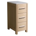 Fresca Torino 12" Light Oak Bathroom Linen Side Cabinet