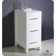Fresca Torino 12" White Bathroom Linen Side Cabinet
