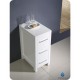 Fresca Torino 12" White Bathroom Linen Side Cabinet