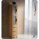 Fresca Torino Light Oak Tall Bathroom Linen Side Cabinet