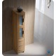 Fresca Torino Light Oak Tall Bathroom Linen Side Cabinet