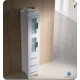 Fresca Torino White Tall Bathroom Linen Side Cabinet