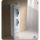 Fresca Torino White Tall Bathroom Linen Side Cabinet