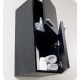 Fresca Black Bathroom Linen Side Cabinet w/ 2 Storage Areas