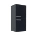 Fresca Black Bathroom Linen Side Cabinet w/ 2 Storage Areas