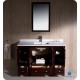 Fresca Oxford 48" Mahogany Traditional Bathroom Vanity w/ 2 Side Cabinets