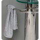 Fresca Ovale Modern Glass Bathroom Vanity w/ Frosted Edge Mirror