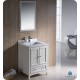 Fresca Oxford 24" Antique White Traditional Bathroom Vanity