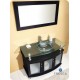 Fresca Contento 43" Espresso Modern Bathroom Vanity w/ Mirror