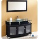 Fresca Contento 48" Espresso Modern Bathroom Vanity w/ Mirror