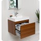 Fresca Nano Teak Modern Bathroom Vanity w/ Medicine Cabinet