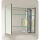 Fresca Medio Gray Oak Modern Bathroom Vanity w/ Medicine Cabinet