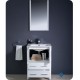 Fresca Torino 24" White Modern Bathroom Vanity w/ Integrated Sink