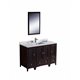 Fresca Oxford 48" Mahogany Traditional Bathroom Vanity w/ 2 Side Cabinets