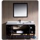 Fresca Oxford 60" Espresso Traditional Bathroom Vanity w/ 2 Side Cabinets