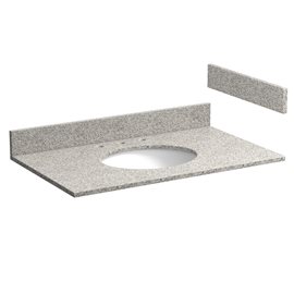 vanity granite vitreous china sink inch meteorite attached gray pre tops burroughshardwoods onlinestore