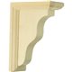 2 1/4"W x 5"D x 7"H Hamilton Traditional Bracket, Alder