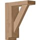 2 1/2"W x 6 1/4"D x 7 1/2"H Traditional Shelf Bracket, Alder