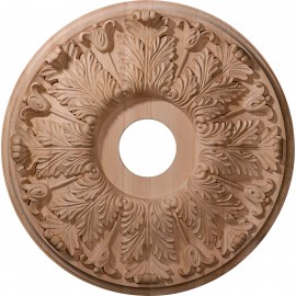 Carved Florentine Ceiling Medallion (Fits Canopies up to 5 3/8")