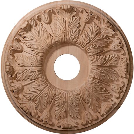 Carved Florentine Ceiling Medallion (Fits Canopies up to 5 3/8")