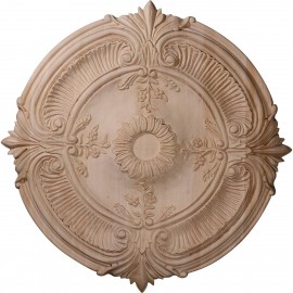 20"OD x 1 3/4"P Carved Acanthus Leaf Ceiling Medallion