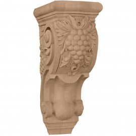 4 7/8"W x 5 1/2"D x 10 7/8"H Medium Grape Bunches Corbel