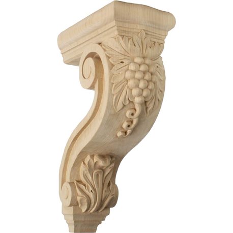 4 1/4"W x 8"D x 13 1/4"H Holmdel Grapes & Vines Corbel