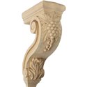 4 1/4"W x 8"D x 13 1/4"H Holmdel Grapes & Vines Corbel