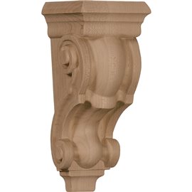 3 1/2"W x 3"D x 7"H Small Traditional Corbel
