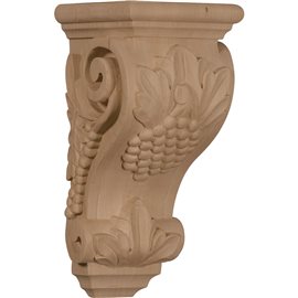 4 1/2"W x 5"D x 10"H Medium Grape Corbel