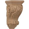 3 1/2"W x 4"D x 7"H Small Grape Corbel