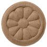 2 3/4"W x 2 3/4"H x 1/4"P Reese Rosette