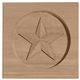 6"W x 6"H x 1"P Austin Star Rosette