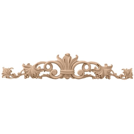 36"W x 6 1/4"H x 1"D Large Marseille Center with Scrolls