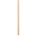 3/8 Tight Half round Rope Poplar 8'