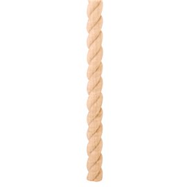 5/8 Rope Moulding Half Round Species: Poplar Sold in 8' Pieces
