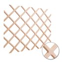 Wine Lattice Rack with Bevel 25" x 45" Alder