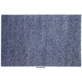 Retro Blue Area Rug